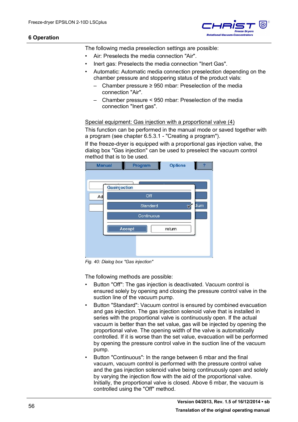 Martin Christ Epsilon 2-10D LSCplus User Manual | Page 56 / 135