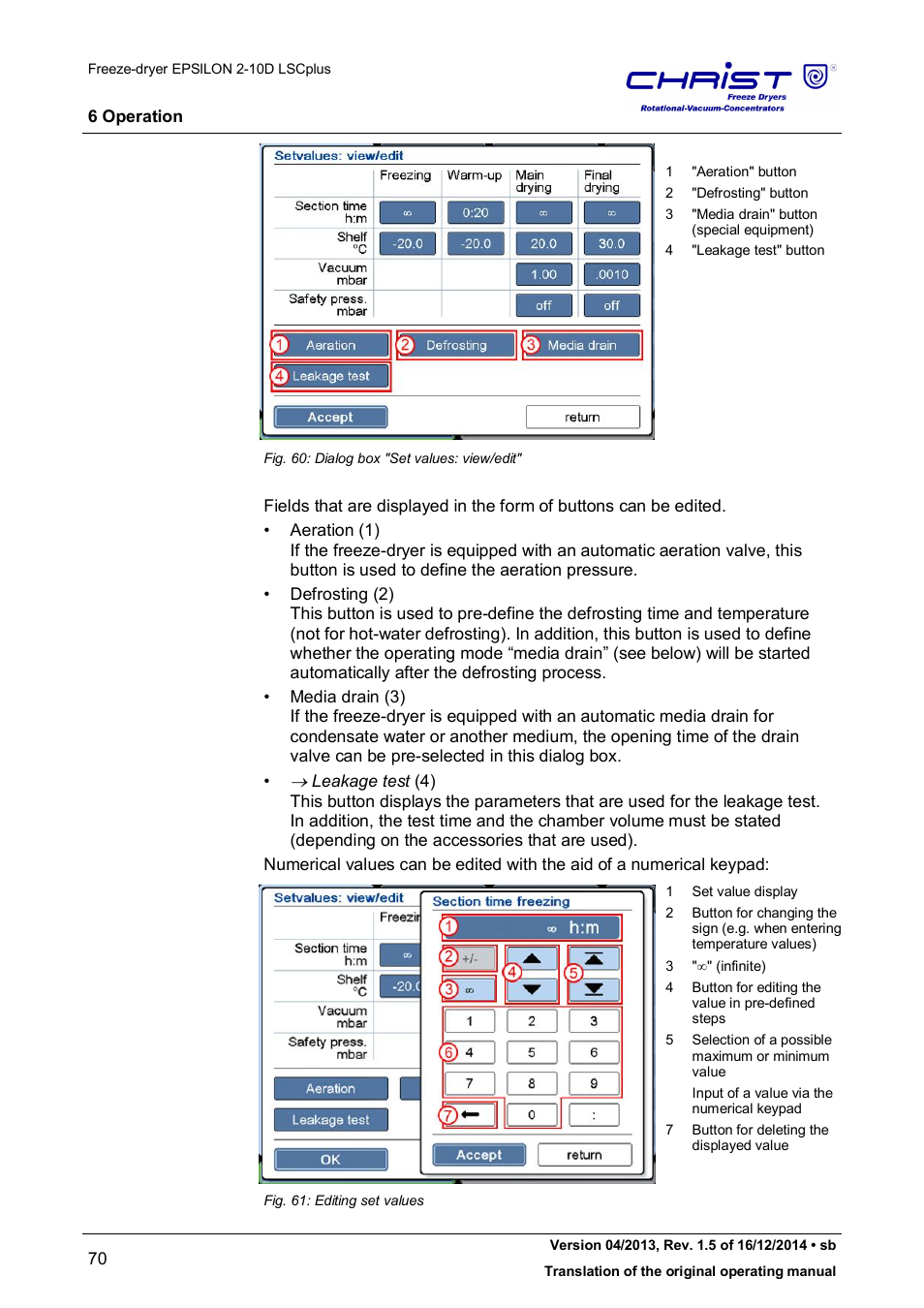 Martin Christ Epsilon 2-10D LSCplus User Manual | Page 70 / 135