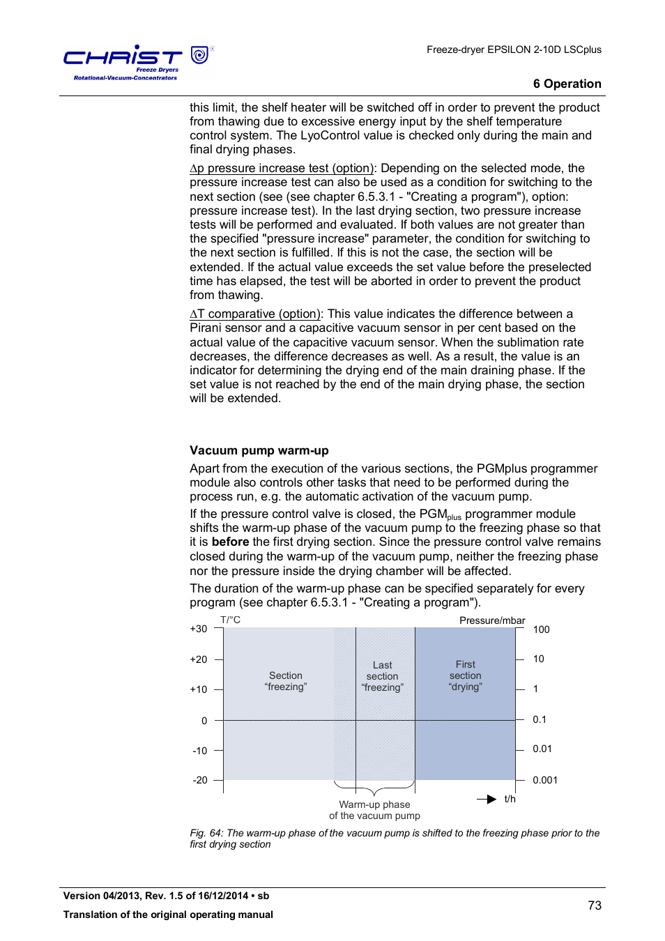 Martin Christ Epsilon 2-10D LSCplus User Manual | Page 73 / 135