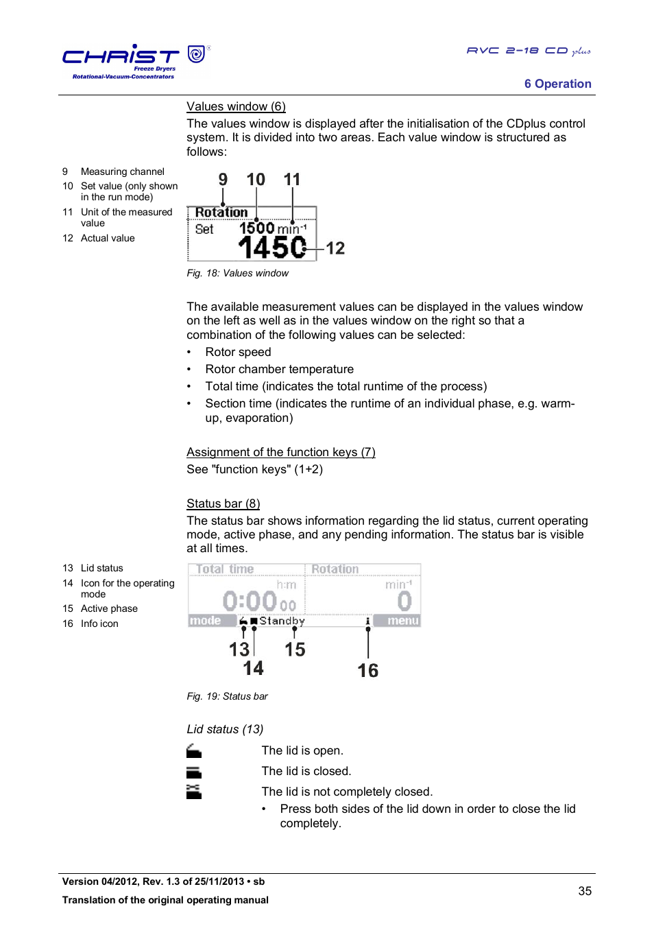 Martin Christ RVC 2-18 CDplus User Manual | Page 35 / 78