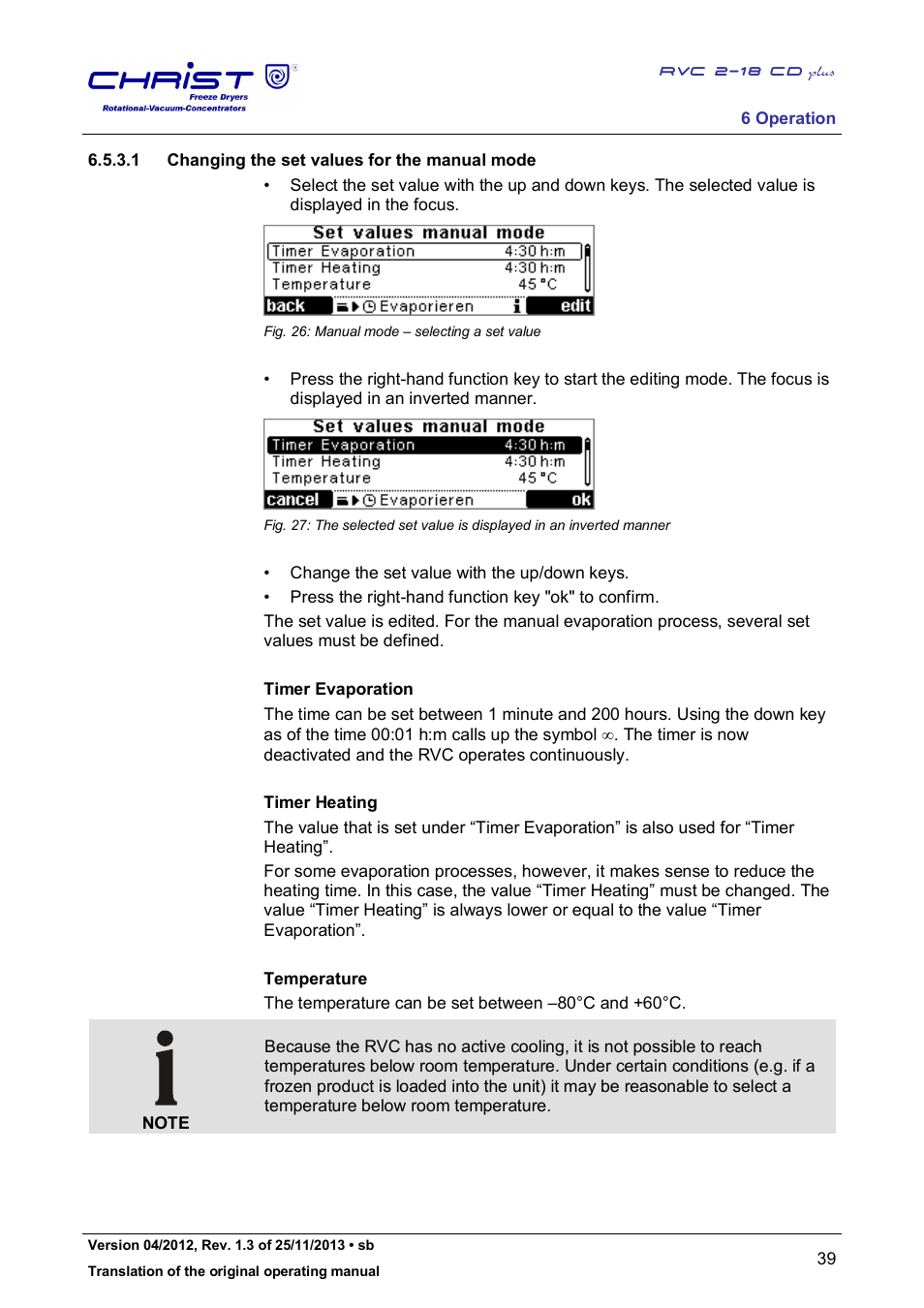 Martin Christ RVC 2-18 CDplus User Manual | Page 39 / 78