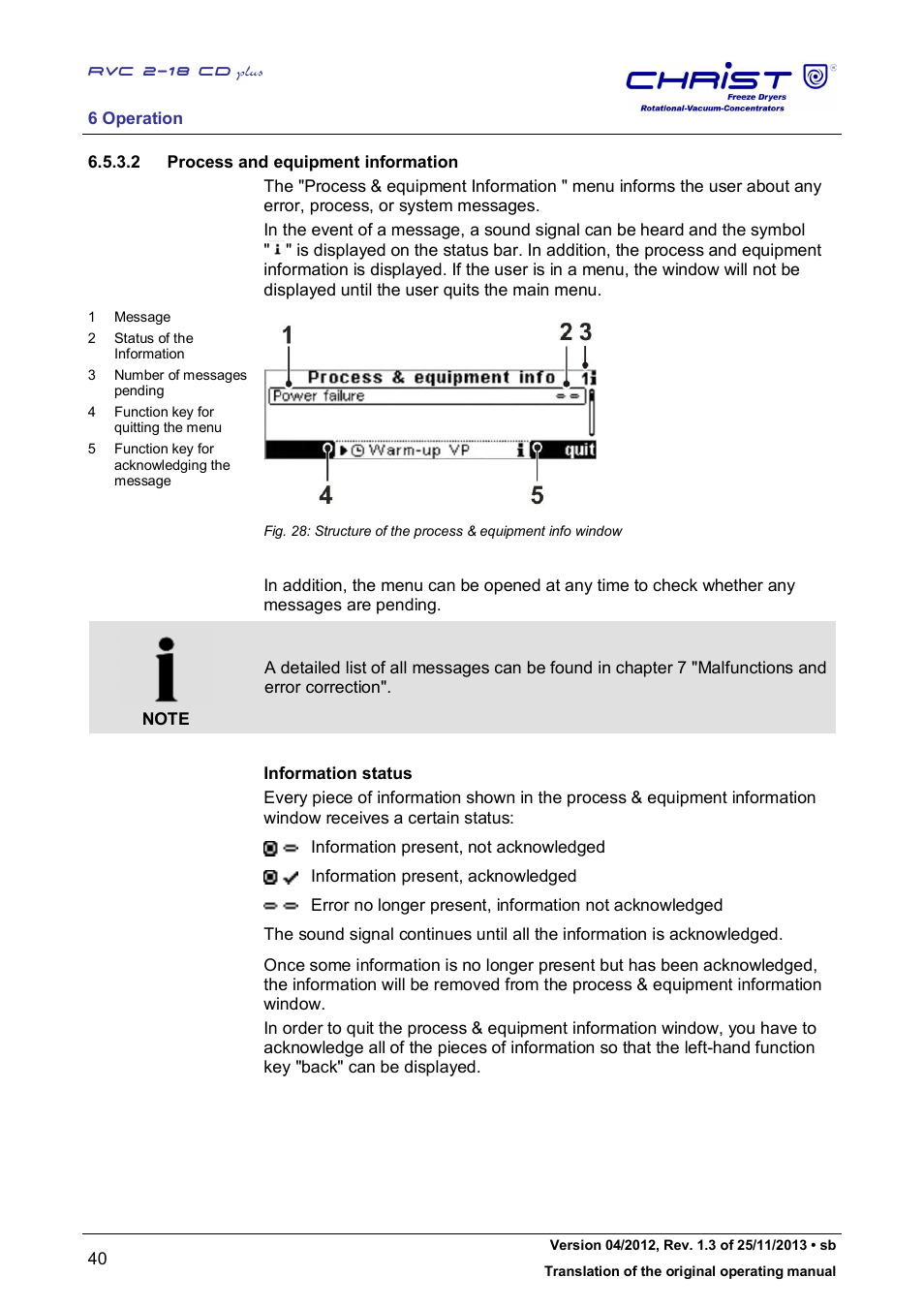 Martin Christ RVC 2-18 CDplus User Manual | Page 40 / 78