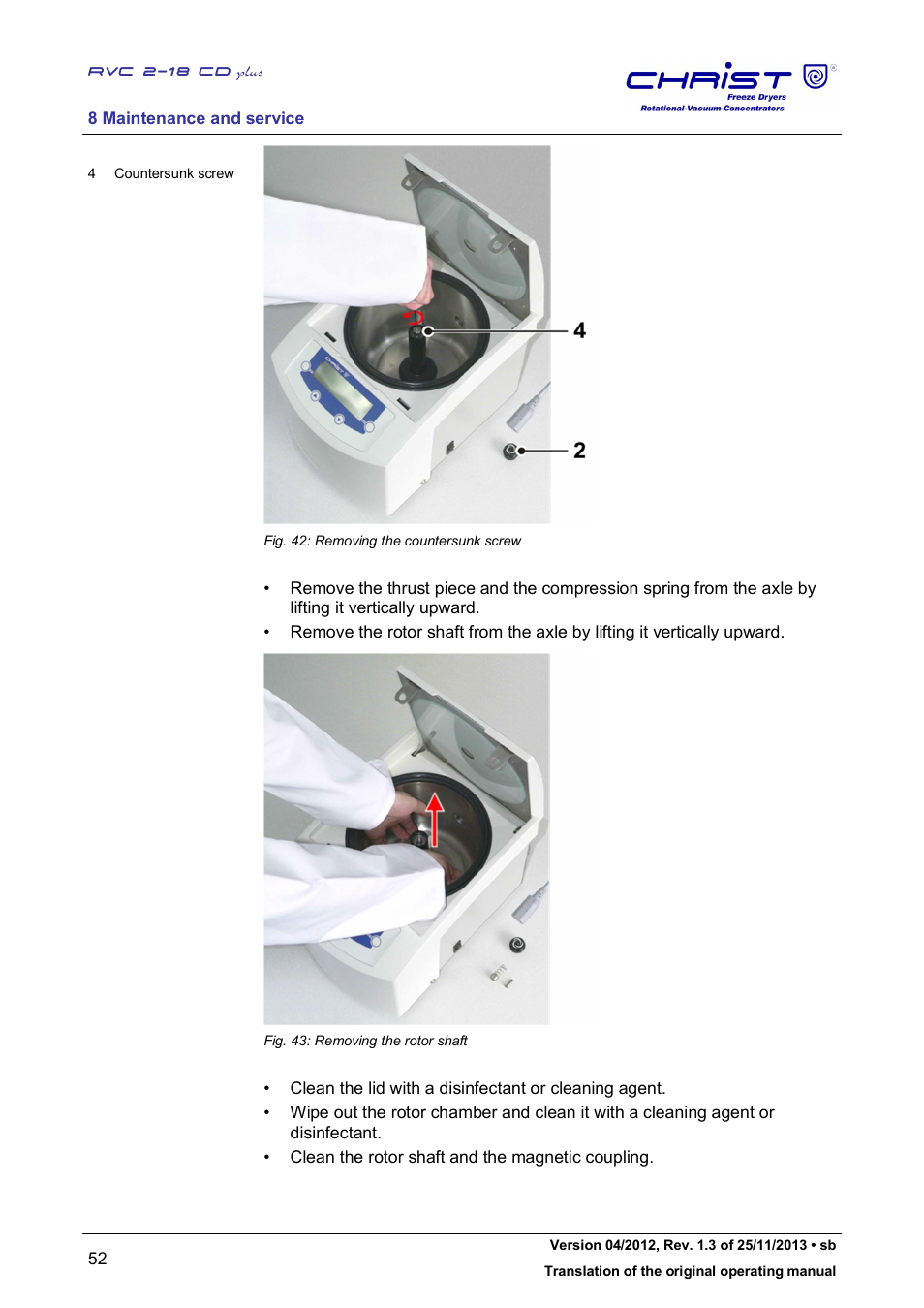 Martin Christ RVC 2-18 CDplus User Manual | Page 52 / 78