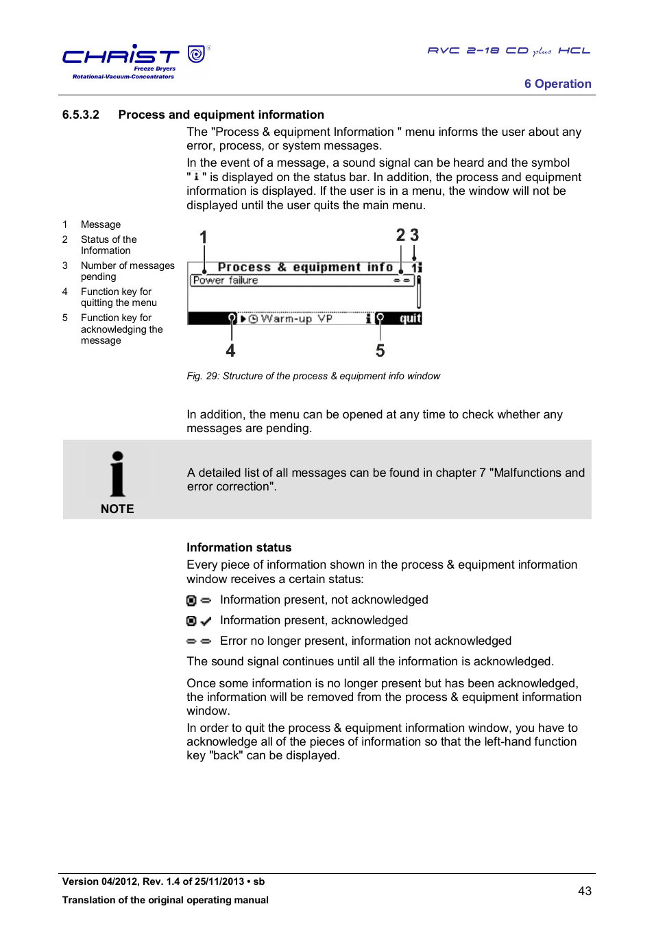 Martin Christ RVC 2-18 CDplus User Manual | Page 43 / 84