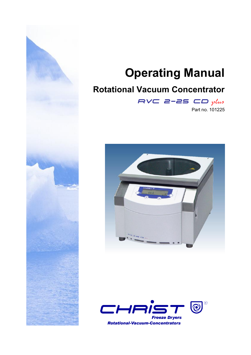 Martin Christ RVC 2-25 CDplus User Manual | 86 pages