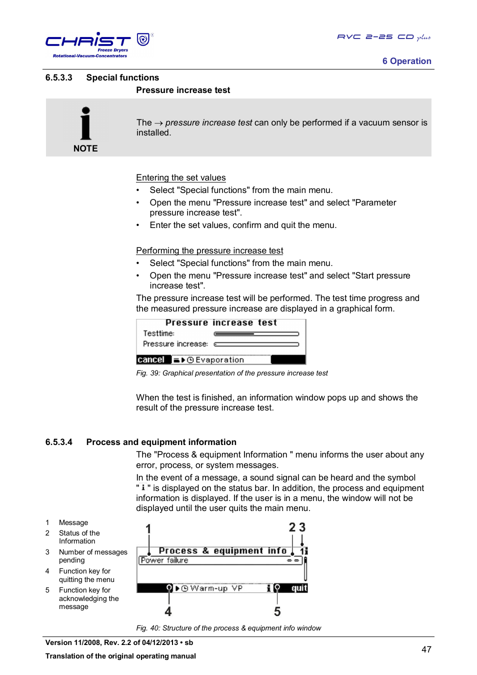 Martin Christ RVC 2-25 CDplus User Manual | Page 47 / 86