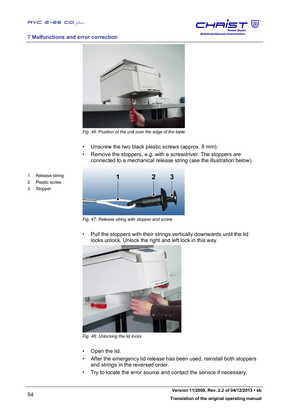 Martin Christ RVC 2-25 CDplus User Manual | Page 54 / 86