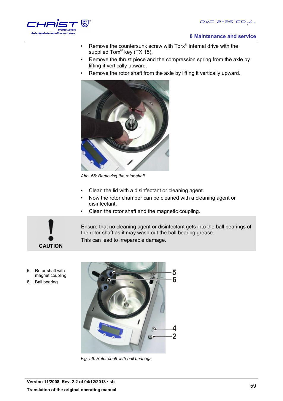 Martin Christ RVC 2-25 CDplus User Manual | Page 59 / 86