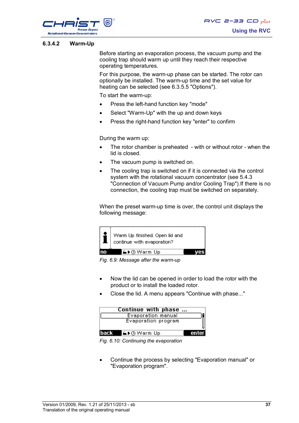 Martin Christ RVC 2-33 CDplus User Manual | Page 37 / 84