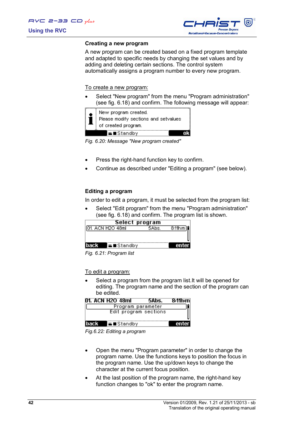 Martin Christ RVC 2-33 CDplus User Manual | Page 42 / 84