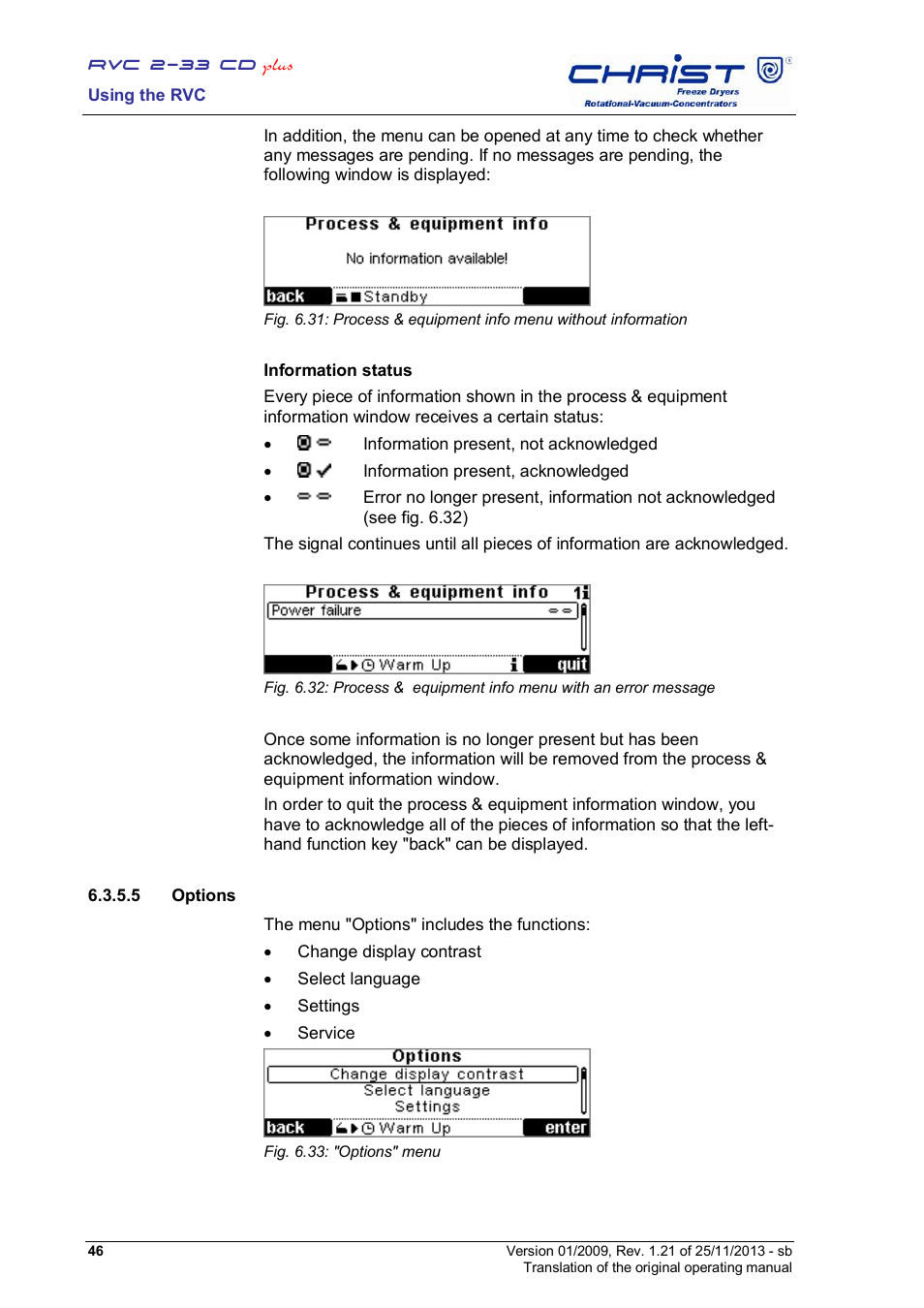 Martin Christ RVC 2-33 CDplus User Manual | Page 46 / 84