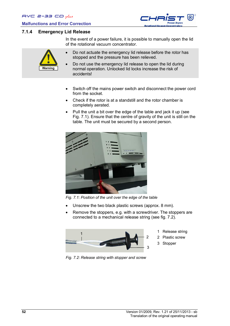Martin Christ RVC 2-33 CDplus User Manual | Page 52 / 84