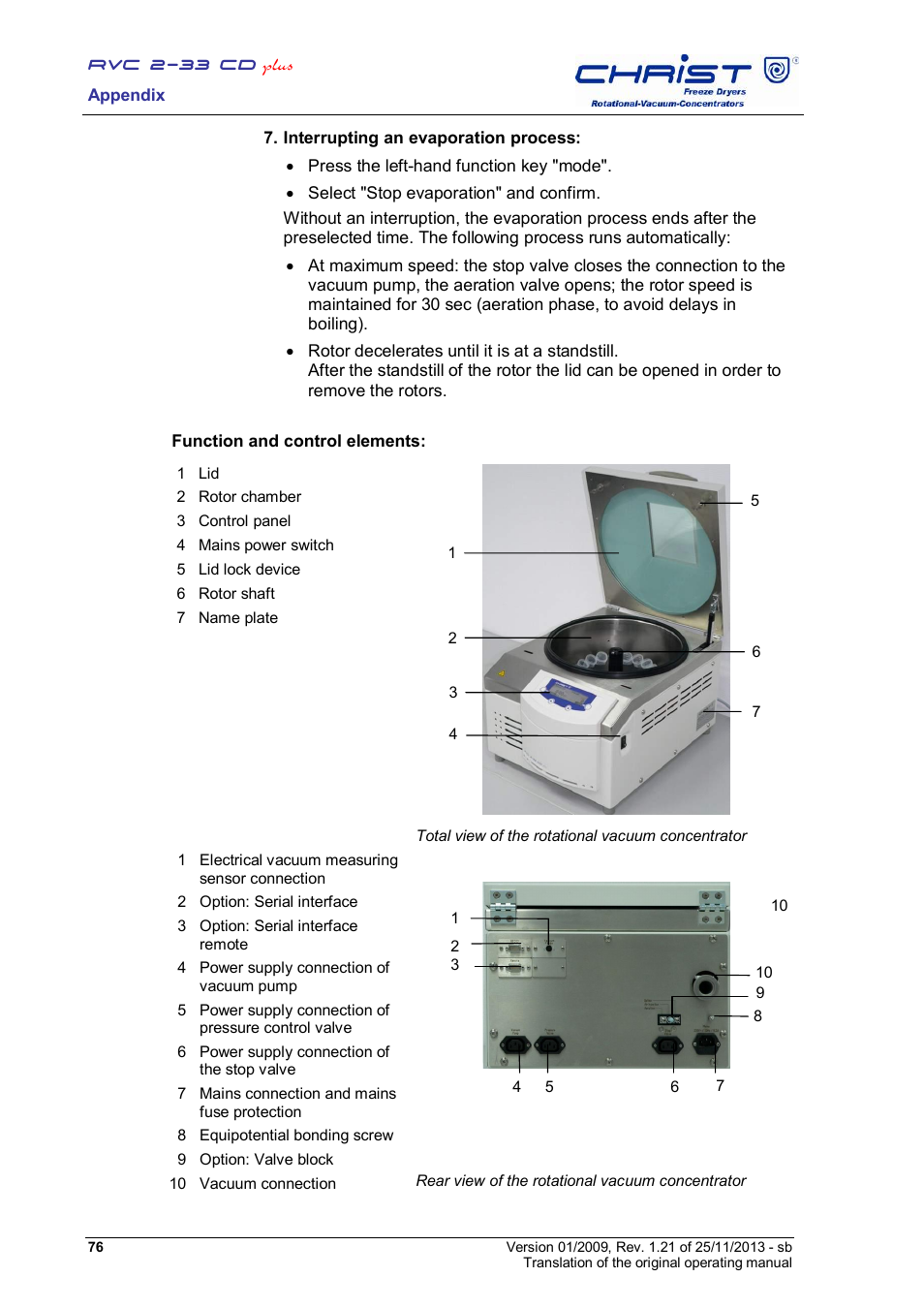 Martin Christ RVC 2-33 CDplus User Manual | Page 76 / 84