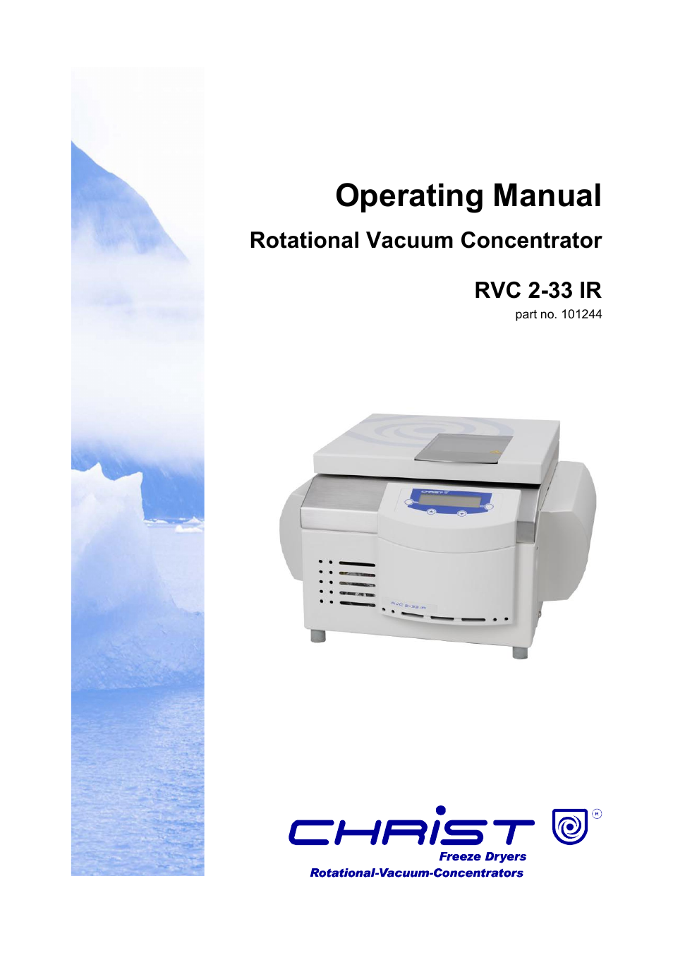 Martin Christ RVC 2-33 CDplus User Manual | 98 pages