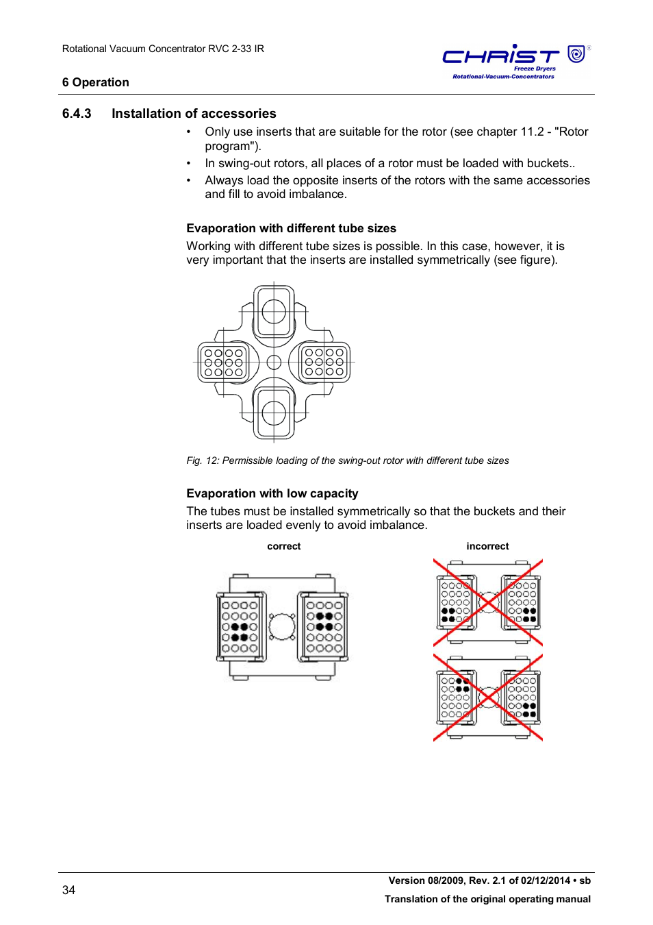 3 installation of accessories | Martin Christ RVC 2-33 CDplus User Manual | Page 34 / 98