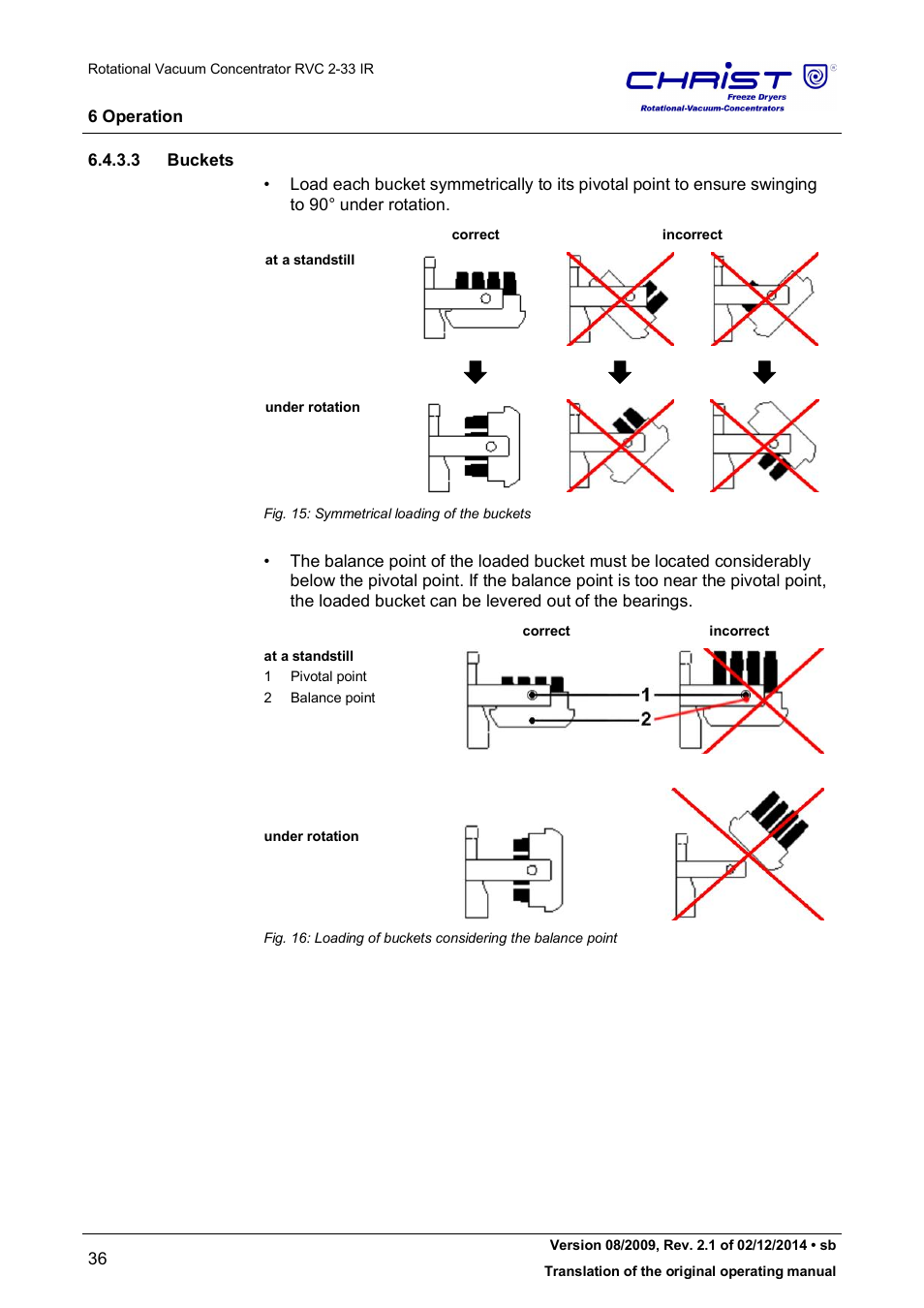 Martin Christ RVC 2-33 CDplus User Manual | Page 36 / 98