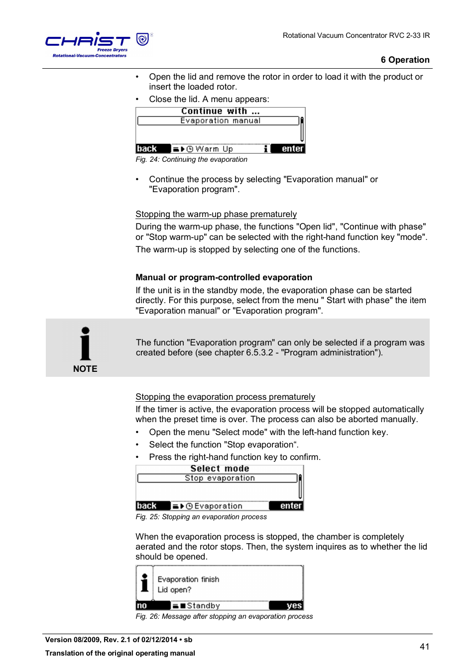 Martin Christ RVC 2-33 CDplus User Manual | Page 41 / 98