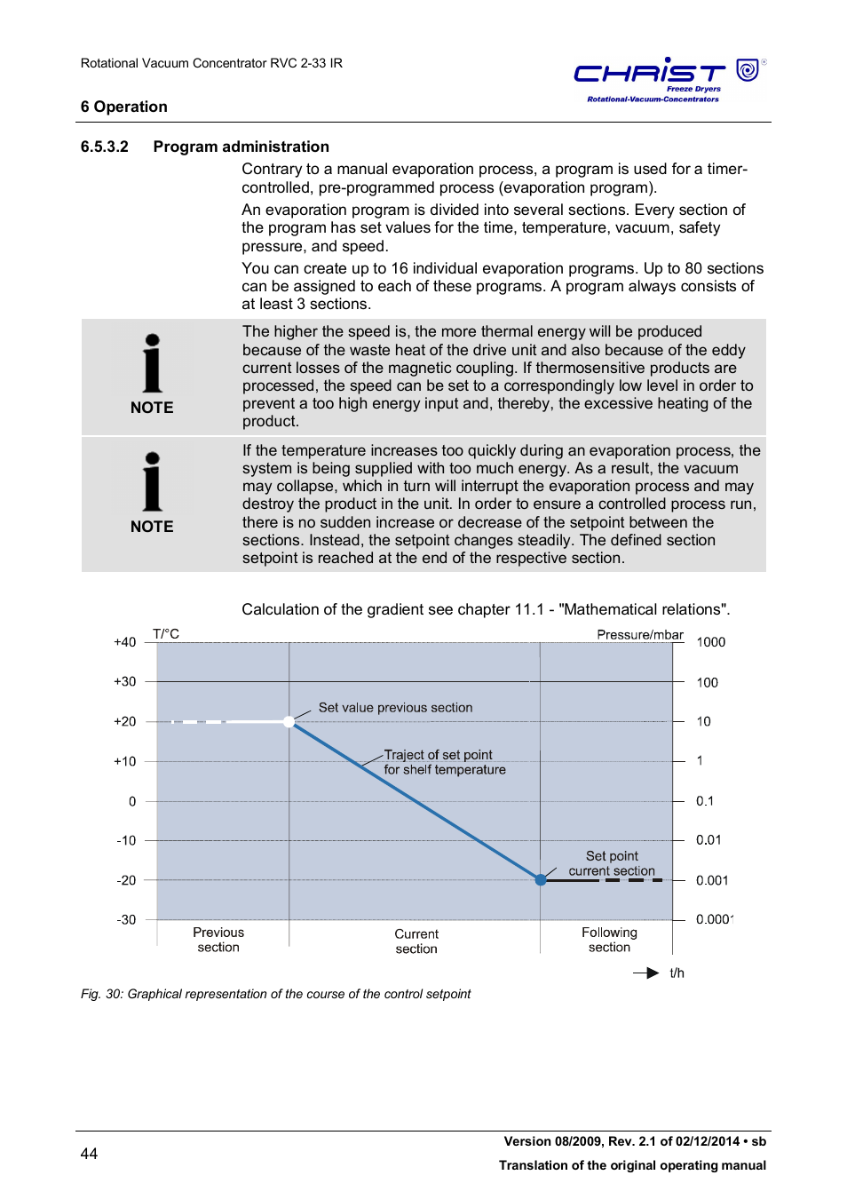 Martin Christ RVC 2-33 CDplus User Manual | Page 44 / 98