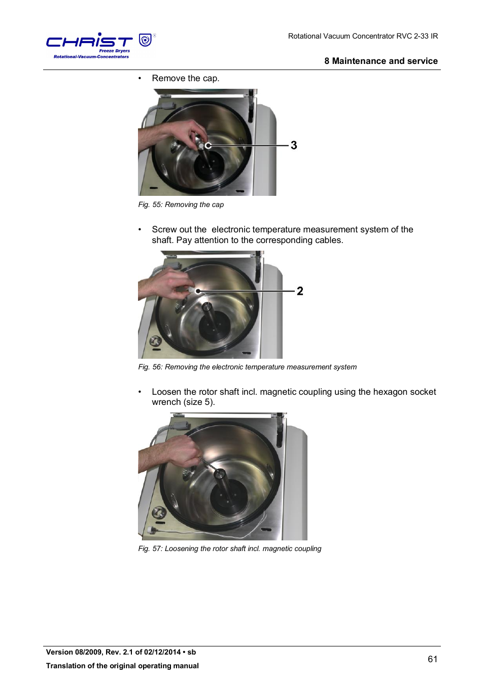 Martin Christ RVC 2-33 CDplus User Manual | Page 61 / 98