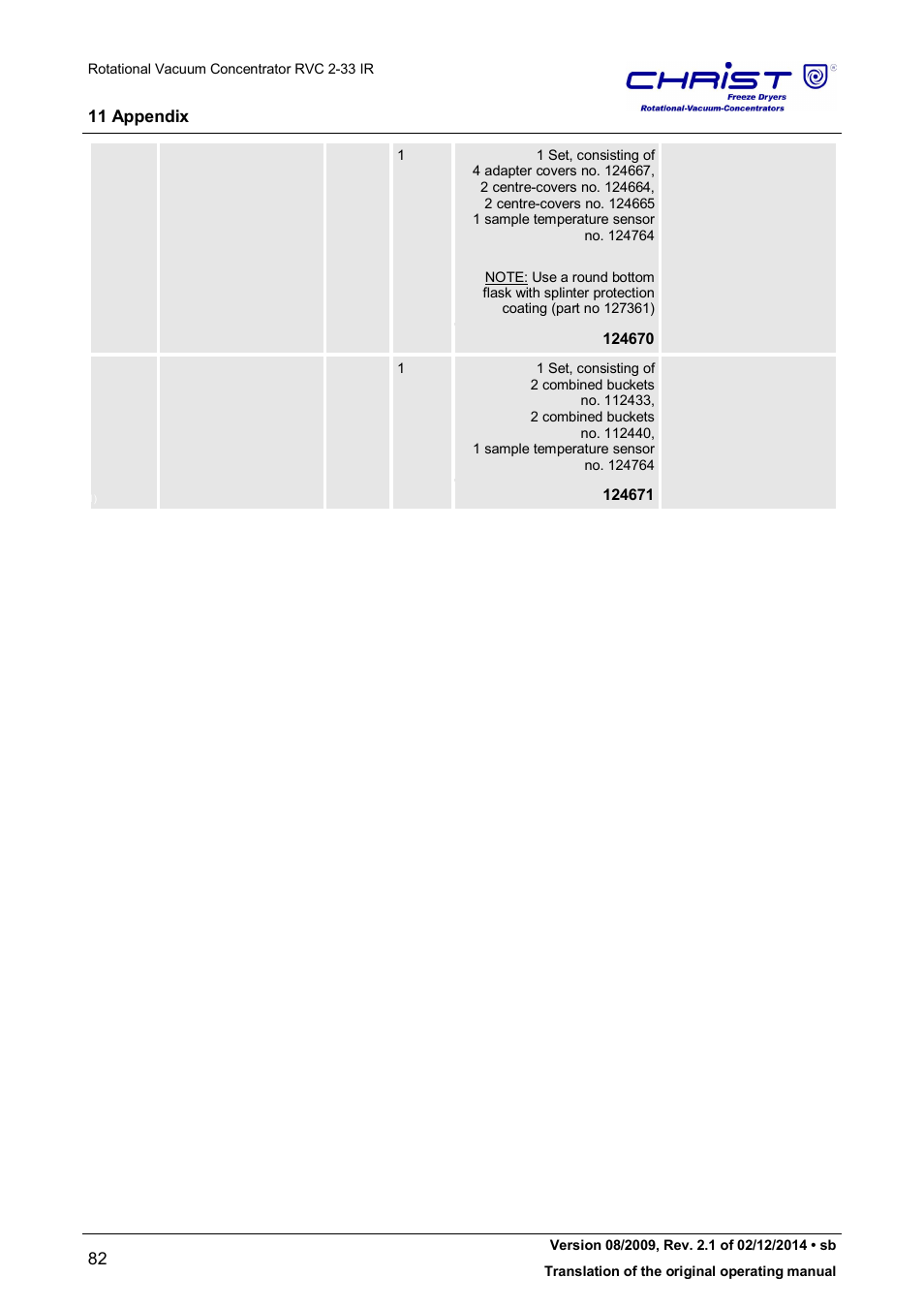 Martin Christ RVC 2-33 CDplus User Manual | Page 82 / 98