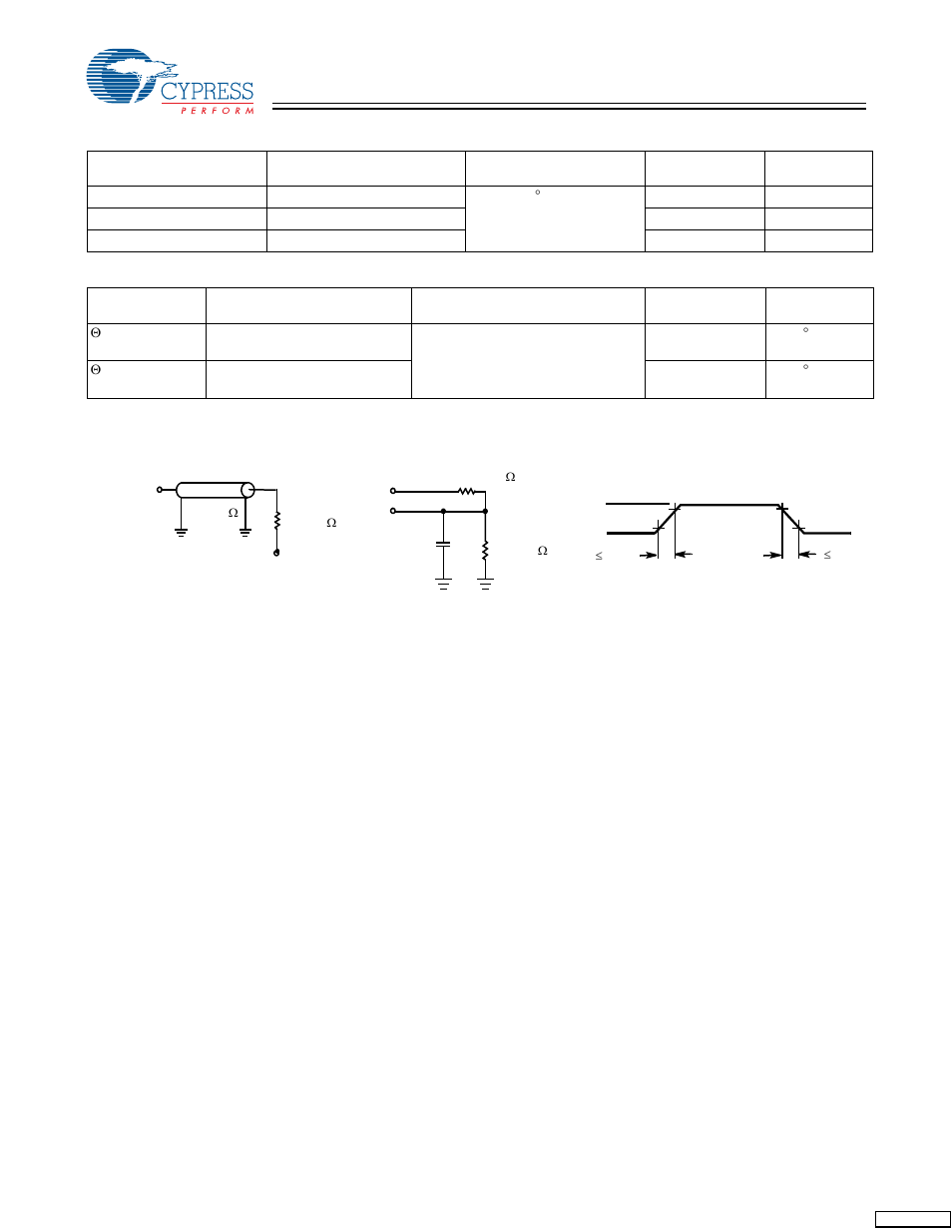 Capacitance, Thermal resistance, Ac test loads and waveforms | Cypress CY7C1336H User Manual | Page 8 / 15