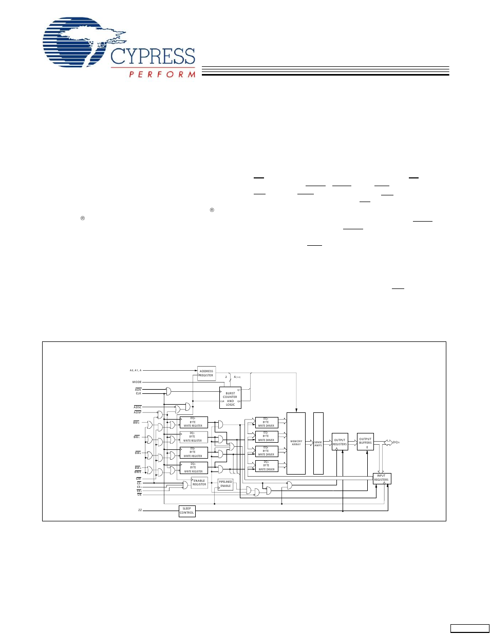 Cypress CY7C1339G User Manual | 18 pages