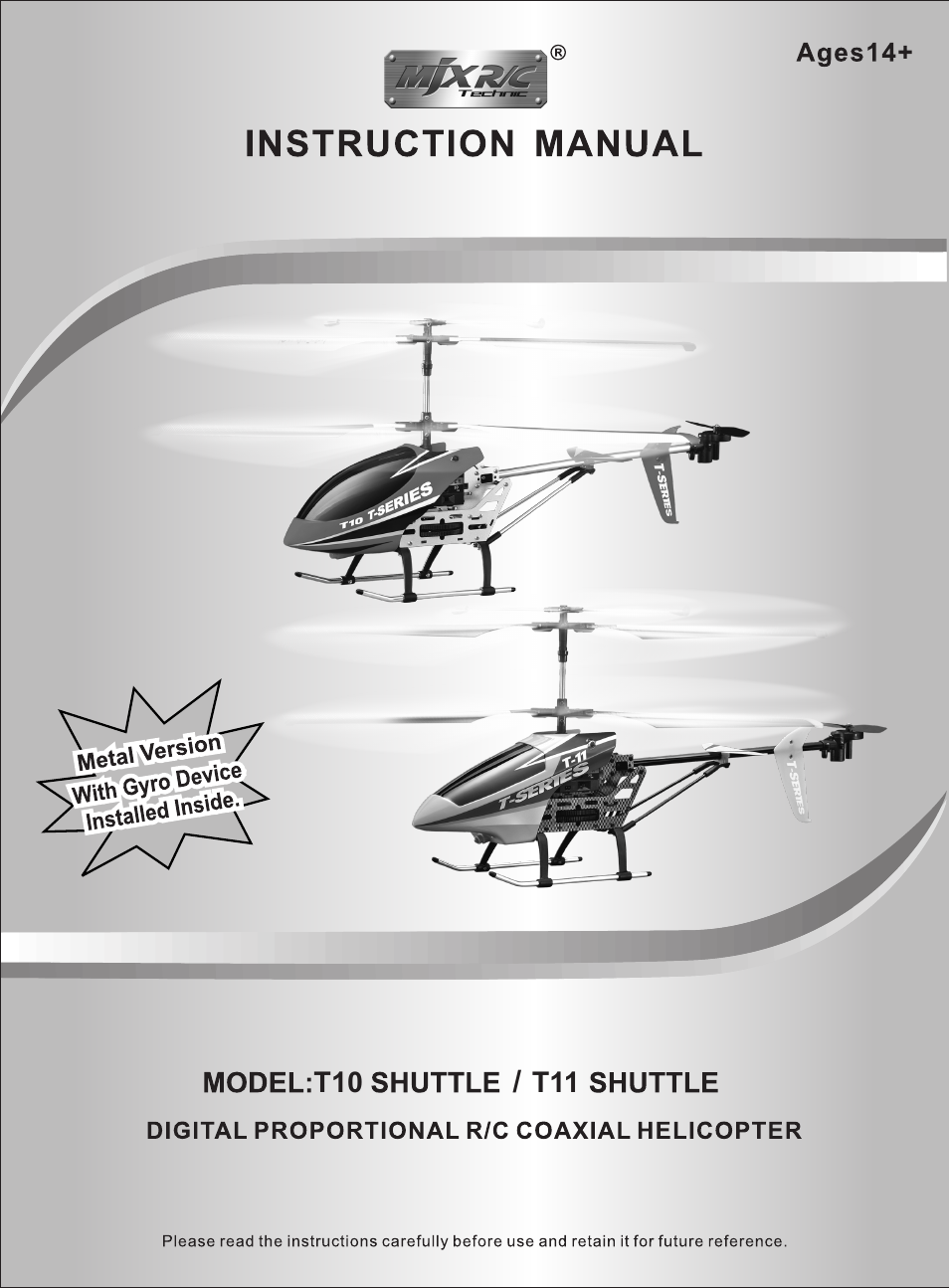 Meijiaxin Toys T11 User Manual | 7 pages
