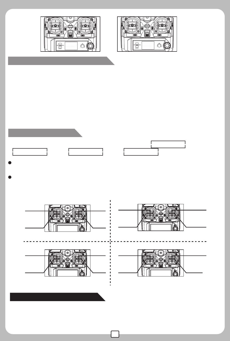 Flight mode selection, Activate the lcd remote controller, Pic.1 pic.2 | Stick mod:1 stick mod:2, Pic.3 pic.4, Stick mod:3 stick mod:4, Pic.5 pic.6 | Meijiaxin Toys F47 User Manual | Page 5 / 11