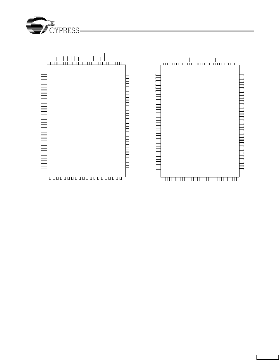 Pin configurations, Pin tqfp pinout | Cypress CY7C1380C User Manual | Page 3 / 36