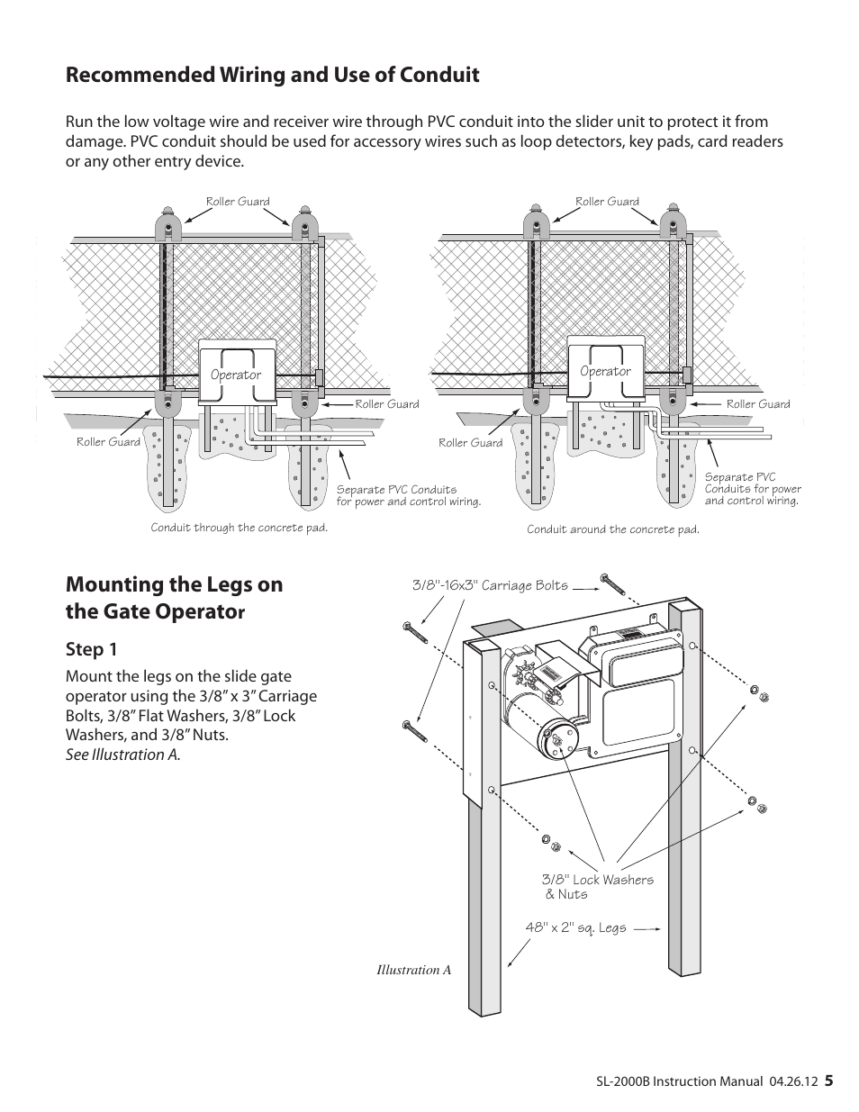 Step 1 | Mighty Mule MM-SL2000B User Manual | Page 17 / 40