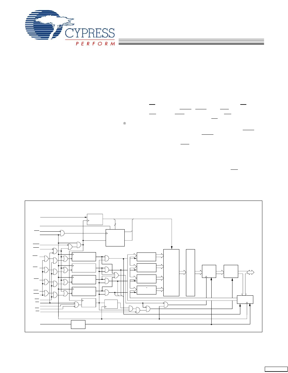 Cypress CY7C1215H User Manual | 15 pages