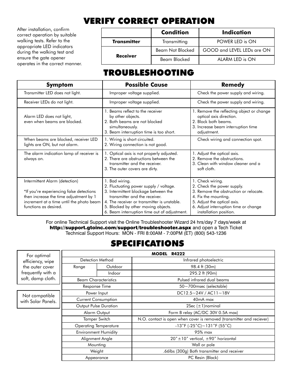Mighty Mule R4222 User Manual | Page 10 / 10