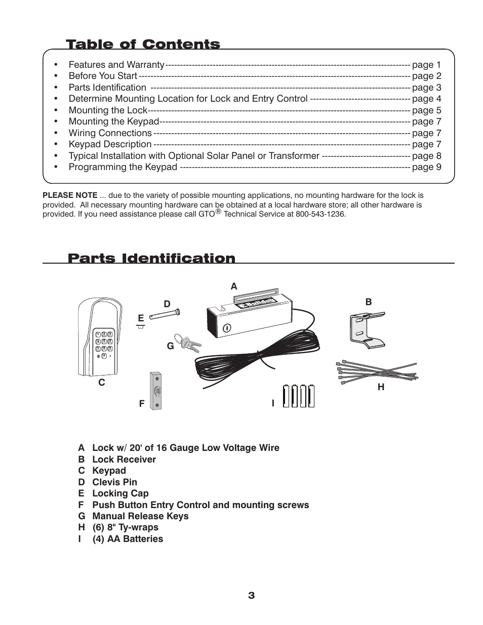 Mighty Mule FM145 User Manual | Page 3 / 10