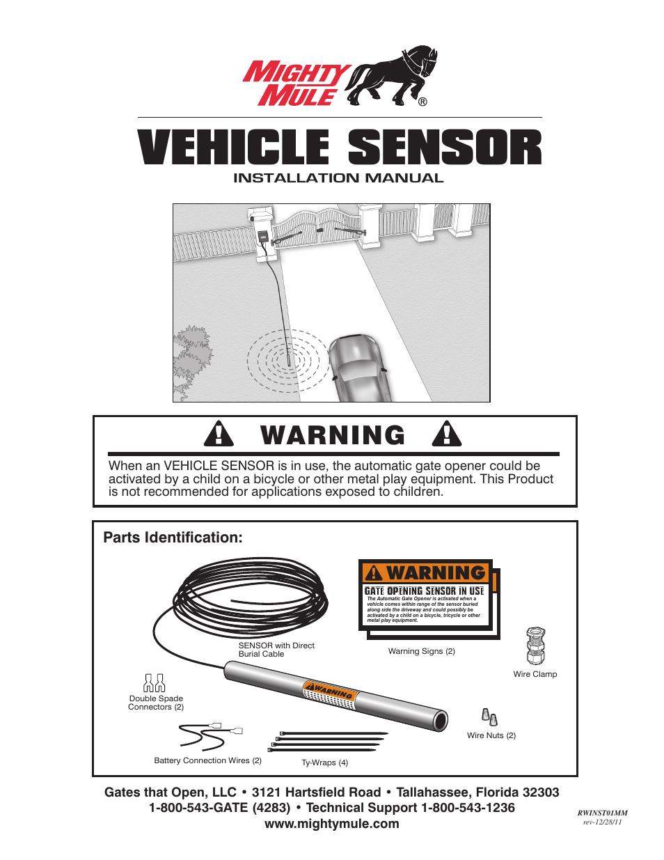 Mighty Mule FM138 User Manual | 4 pages