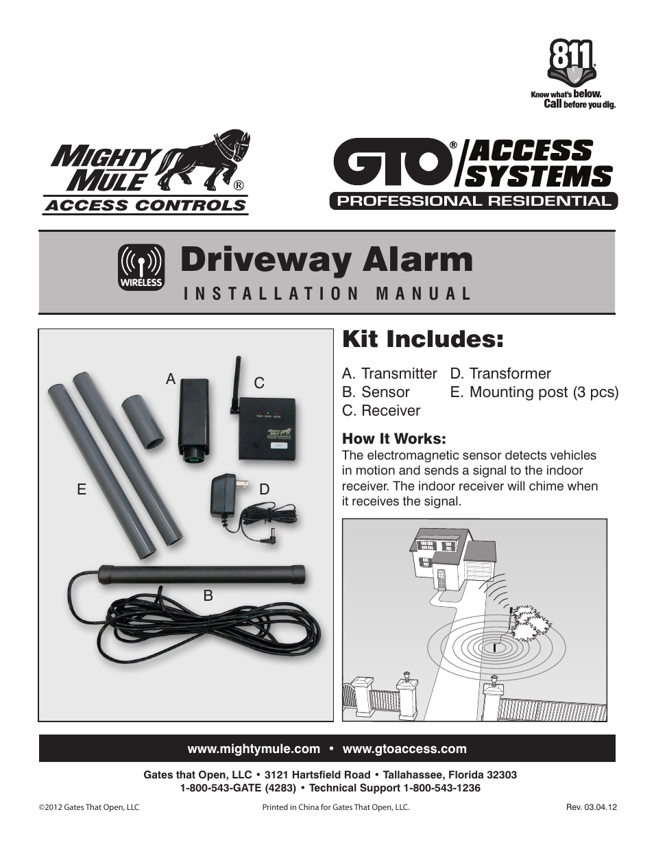 Mighty Mule FM131 User Manual | 8 pages