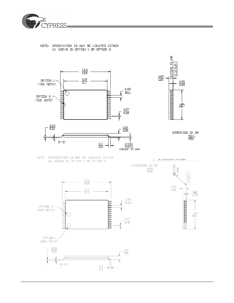 Cypress 256K (32K x 8) CY62256 User Manual | Page 10 / 11