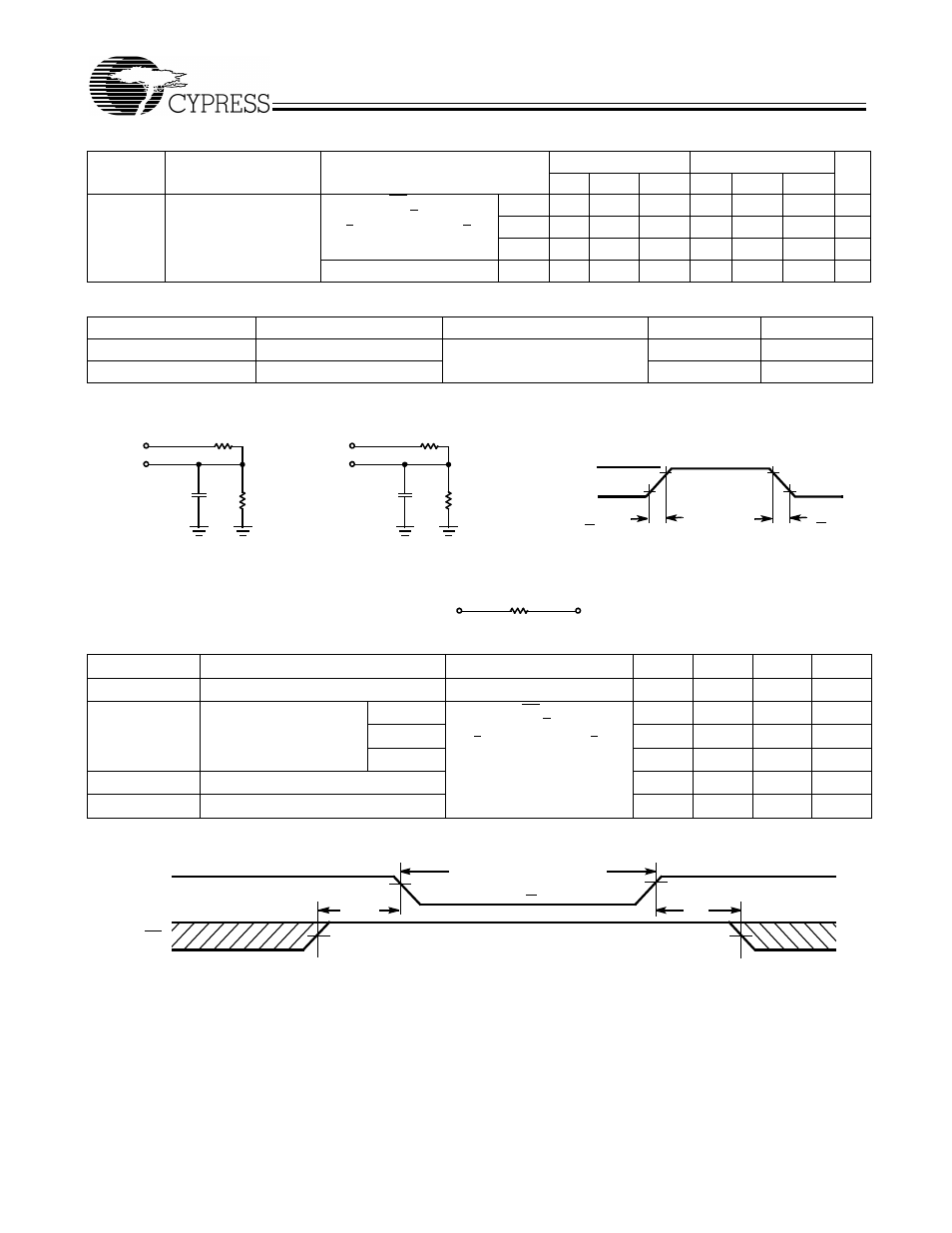 Capacitance, Electrical characteristics, Data retention waveform | Cypress 256K (32K x 8) CY62256 User Manual | Page 3 / 11