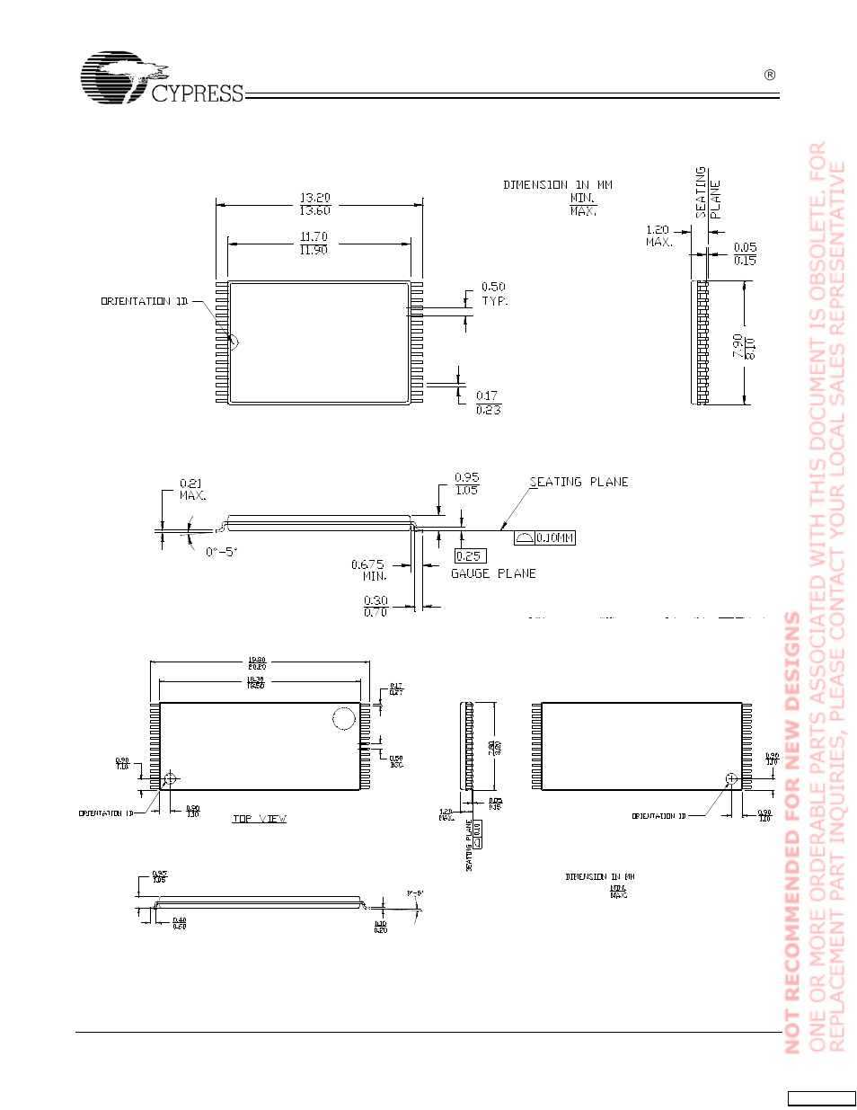 Cypress CY62128B User Manual | Page 10 / 11