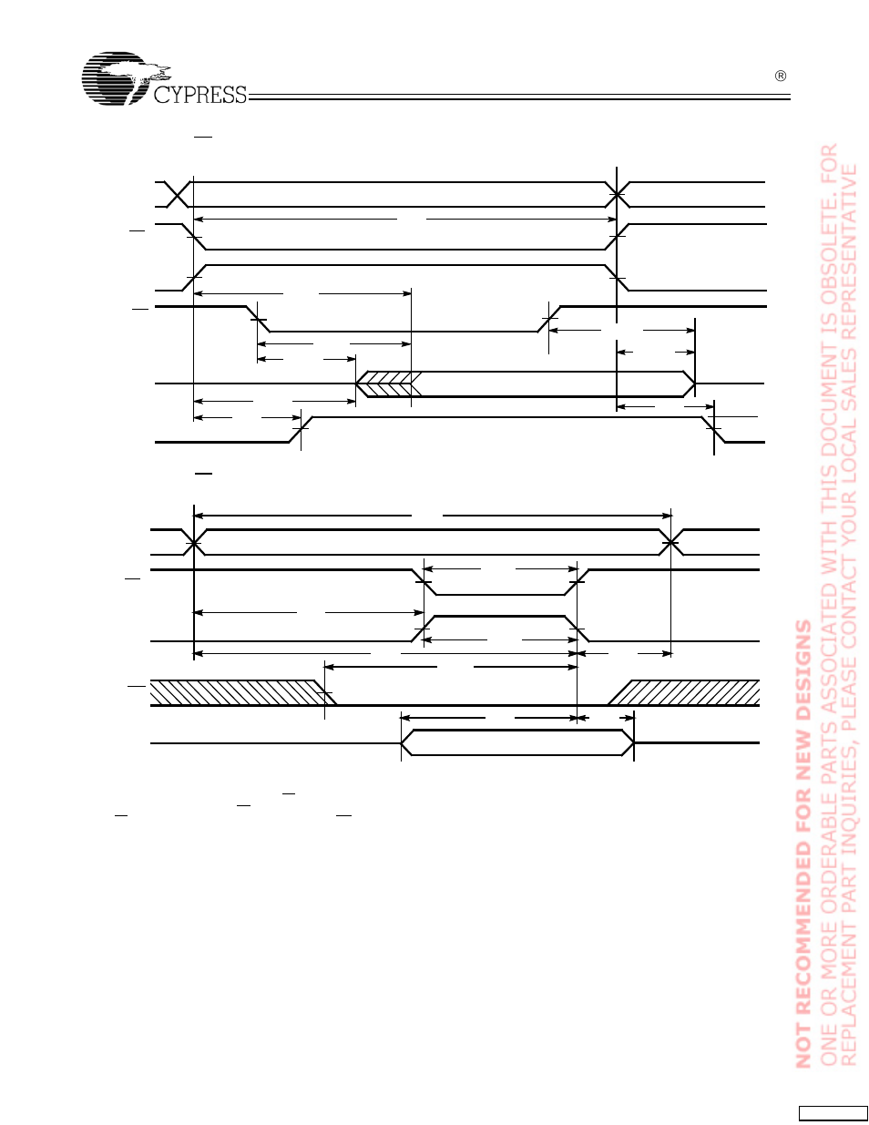 Switching waveforms | Cypress CY62128B User Manual | Page 6 / 11