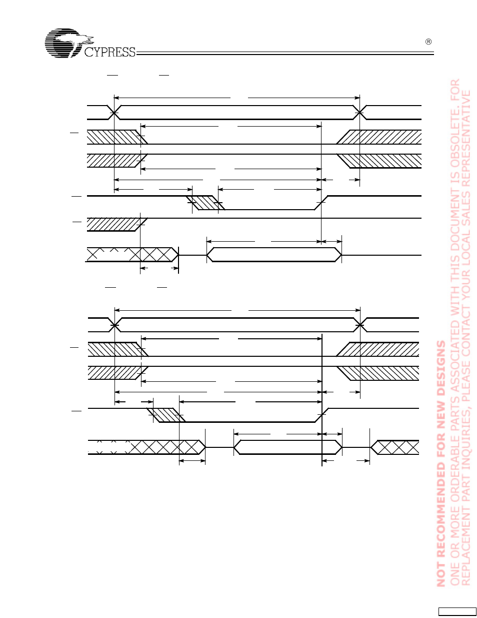 Switching waveforms | Cypress CY62128B User Manual | Page 7 / 11