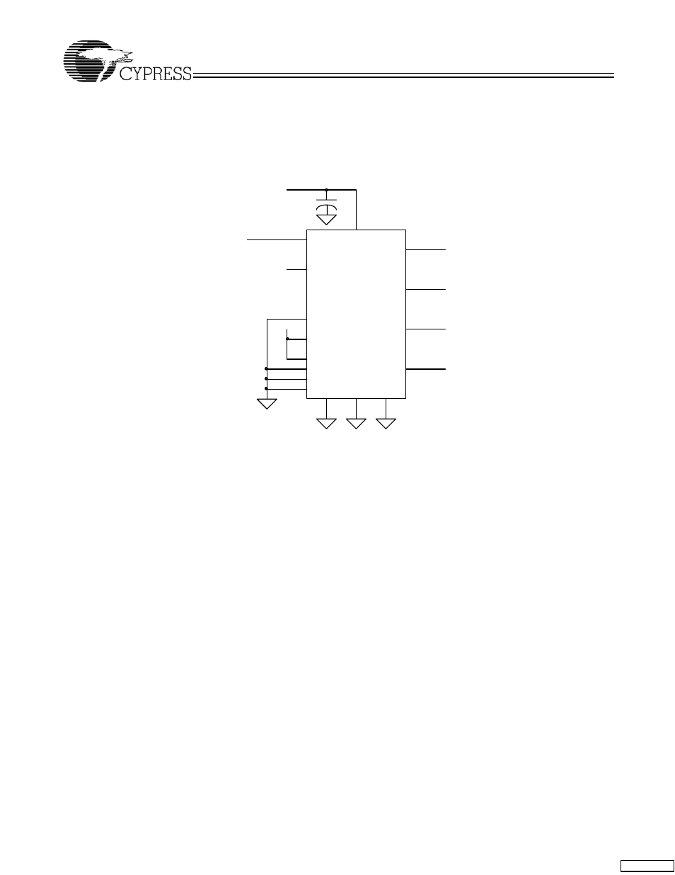 Application schematic | Cypress CY25566 User Manual | Page 6 / 9