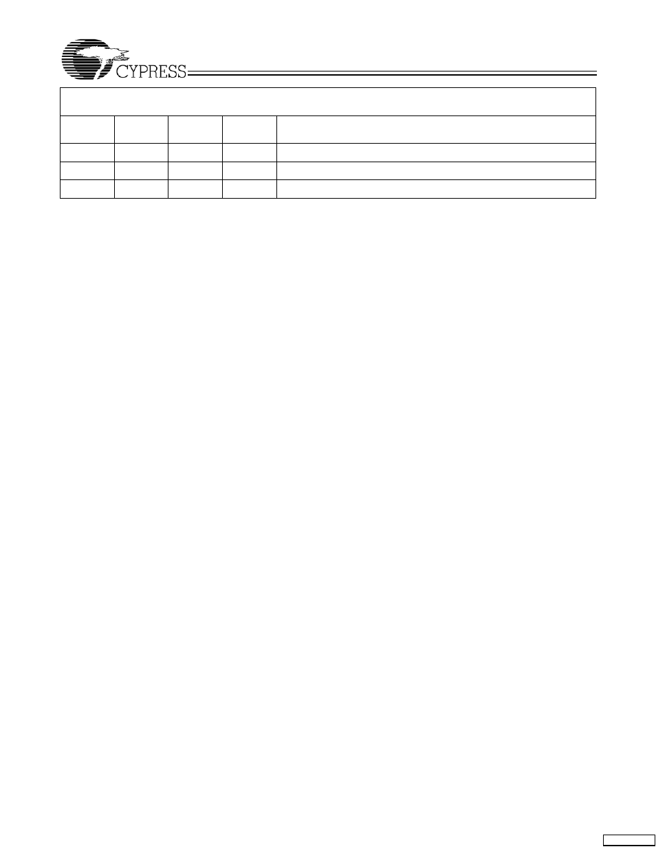 Cypress CY25566 User Manual | Page 9 / 9