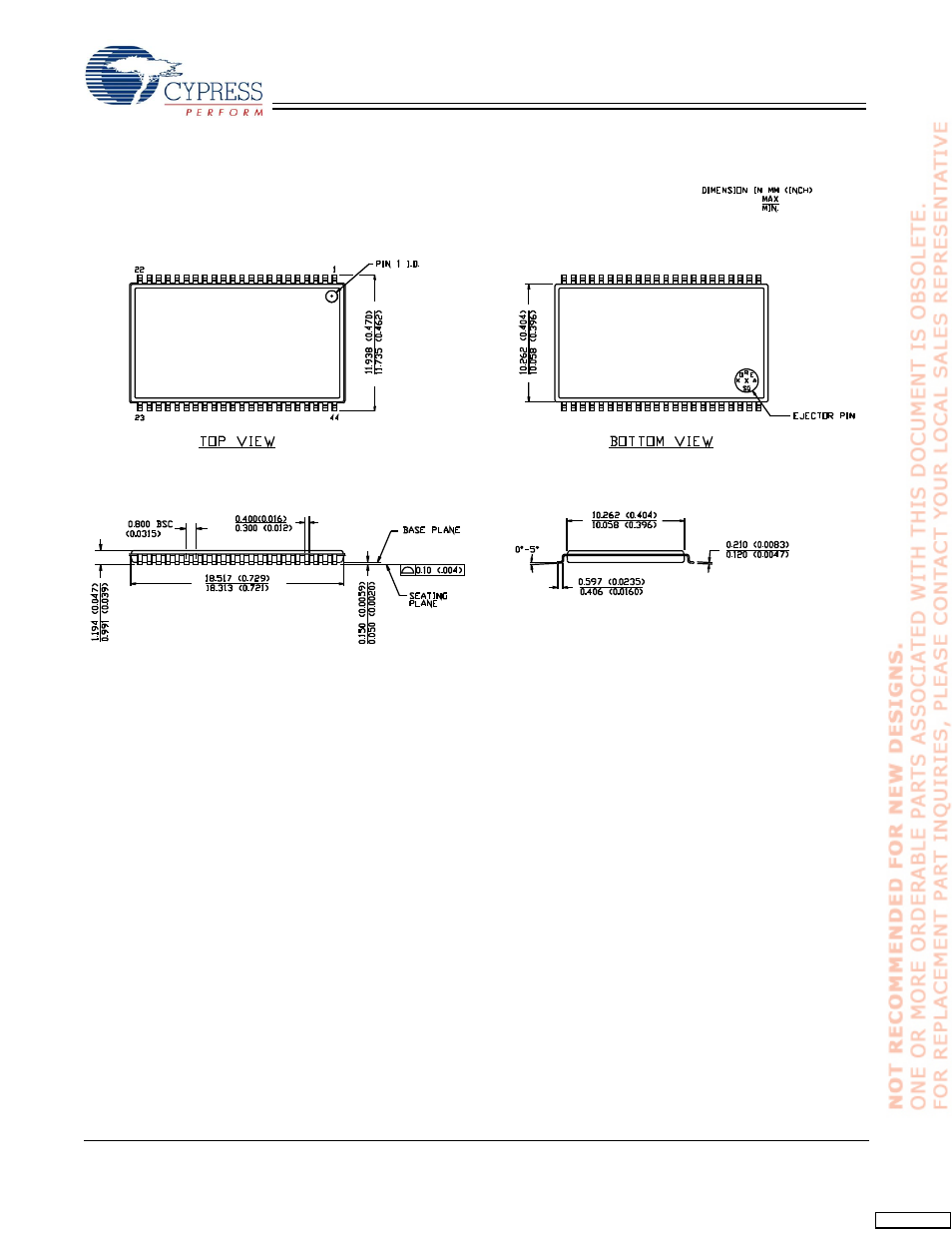 Cypress CY62147DV30 User Manual | Page 11 / 12