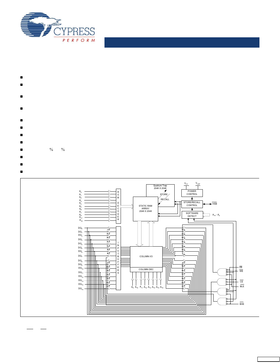 Cypress CY14B104LA User Manual | 23 pages