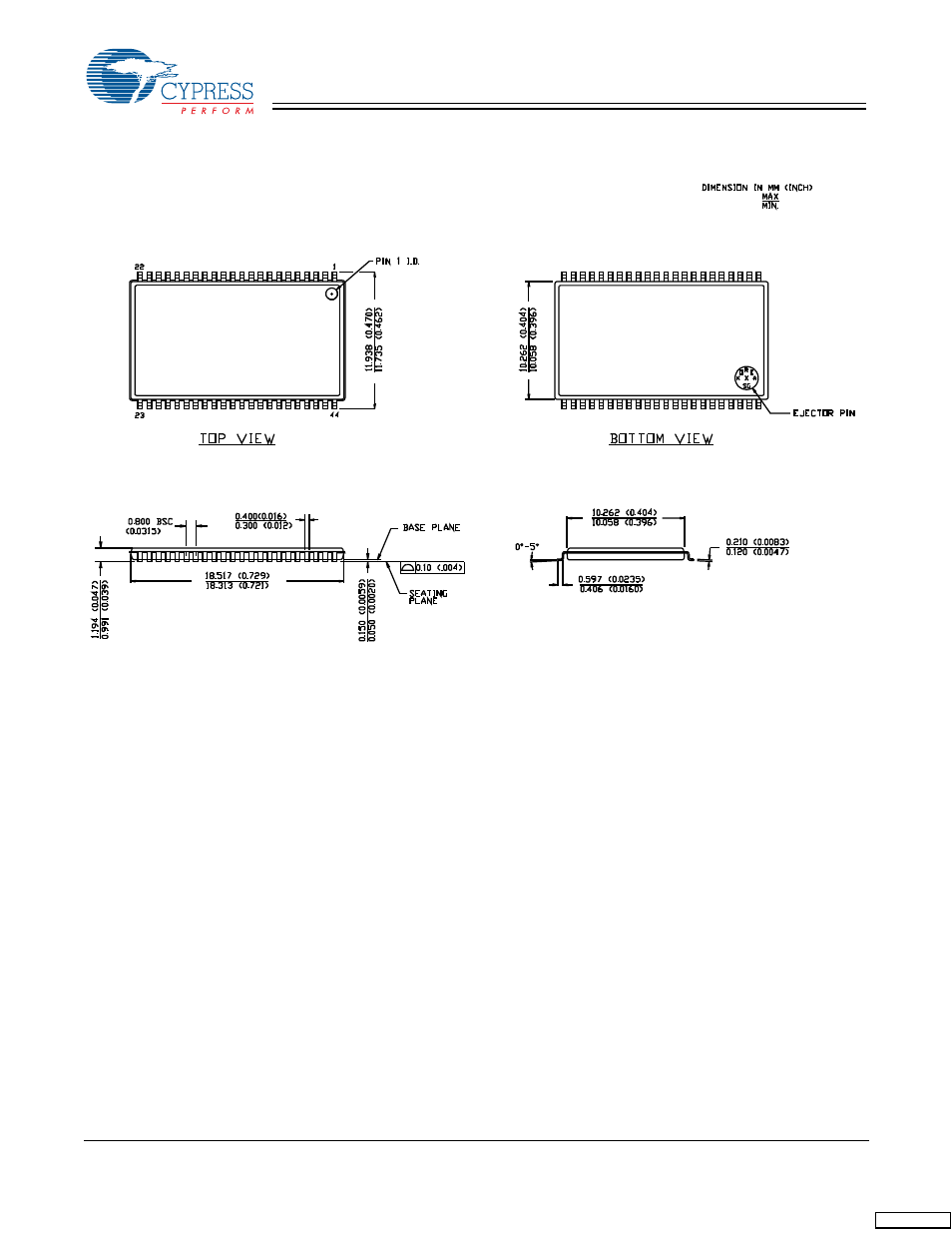 Cypress CY62137EV30 User Manual | Page 11 / 12