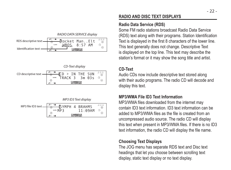 Acreative SoundWorks Radio 745 User Manual | Page 25 / 40