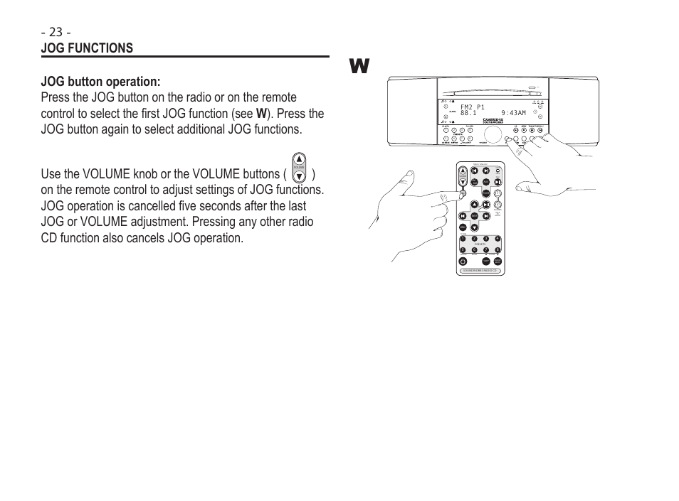 Cd in | Acreative SoundWorks Radio 745 User Manual | Page 26 / 40