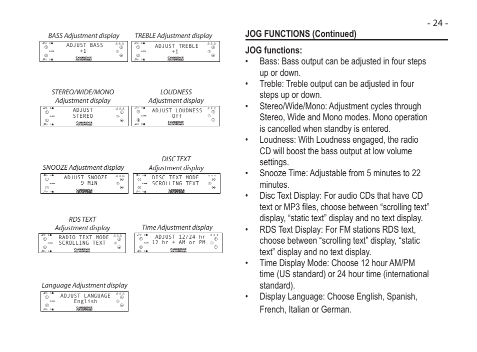Acreative SoundWorks Radio 745 User Manual | Page 27 / 40