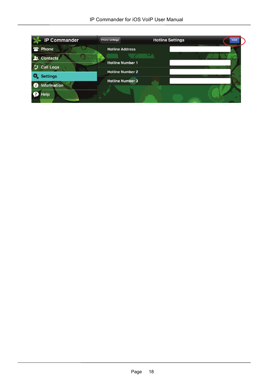 MOCET IP Commander User Manual | Page 18 / 53