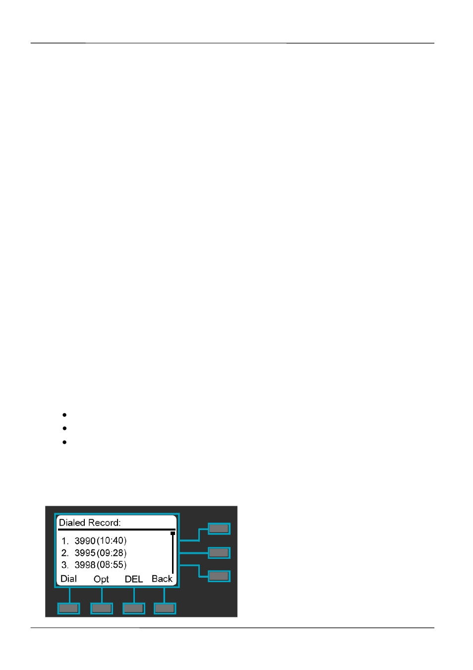 Managing call logs | MOCET IP3021A User Manual | Page 31 / 68